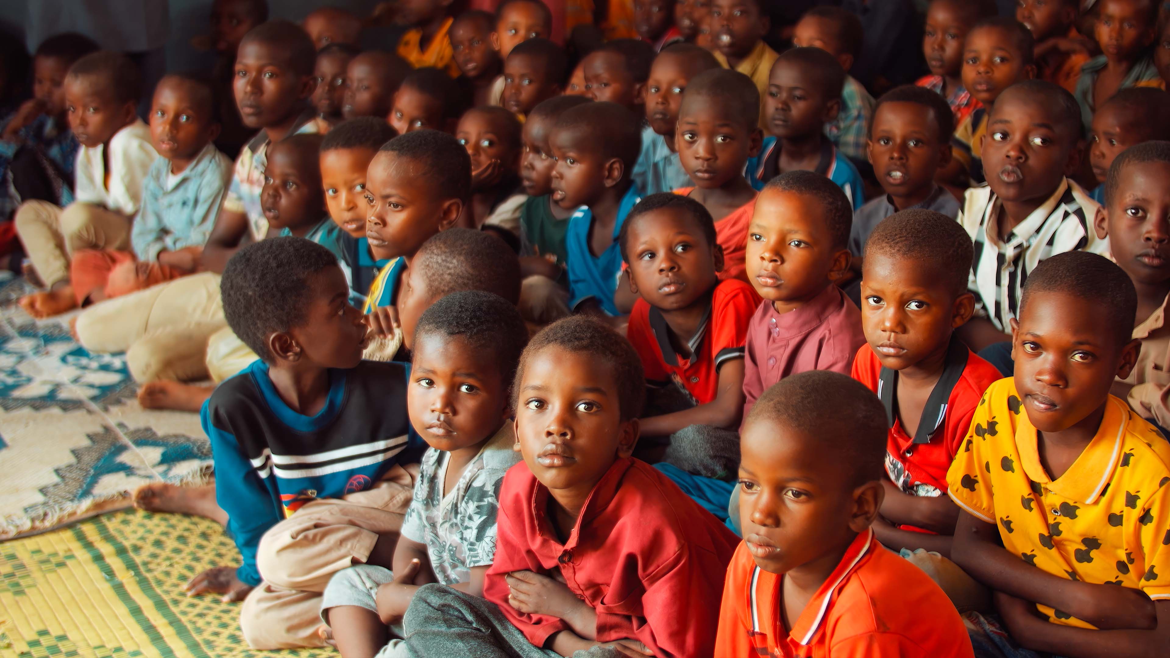 Waisenkinder in einer HDD Charity Schule in Somalia